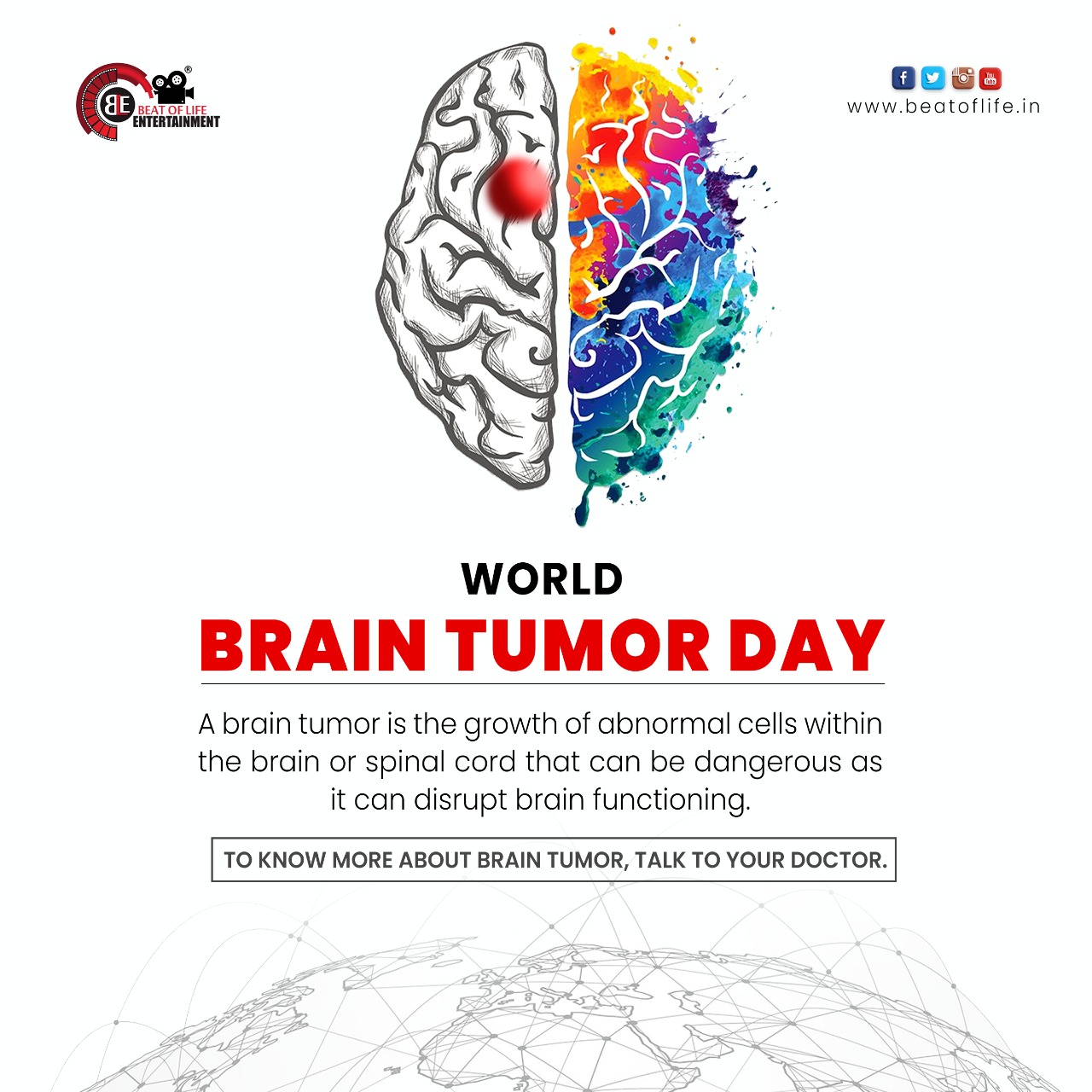 World Brain Tumor Day - Beat of Life Entertainment