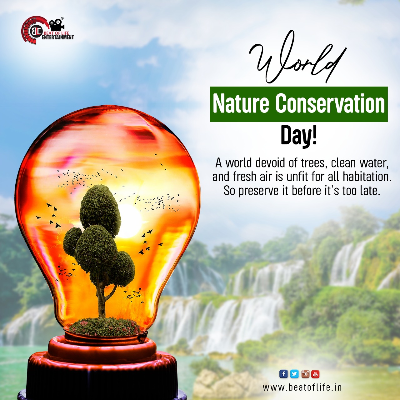 World Nature Conservation Day Beat of Life Entertainment