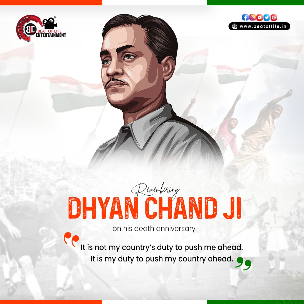 Major Dhyan Chand Singh- A Phenomenal Hockey Player - Beat of Life ...