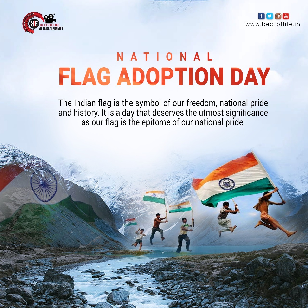 National Flag Adoption Day Wishes