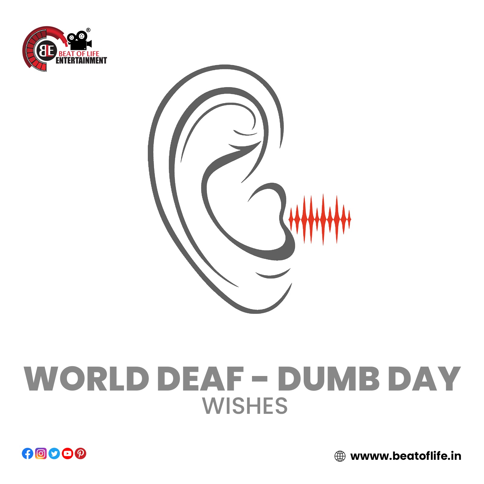World Deaf and Dumb Day wishes
