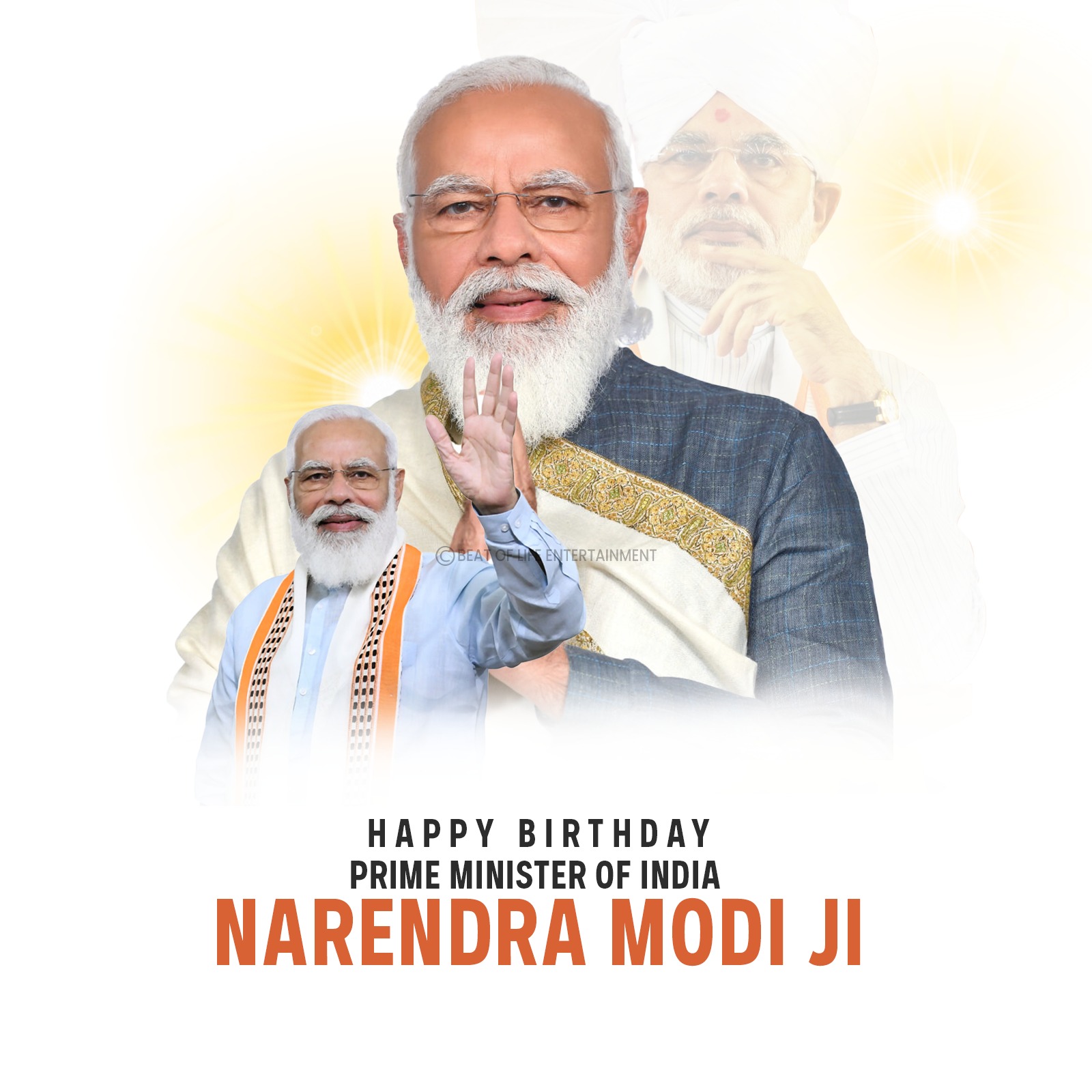 Narendra Modi Birthday Poster