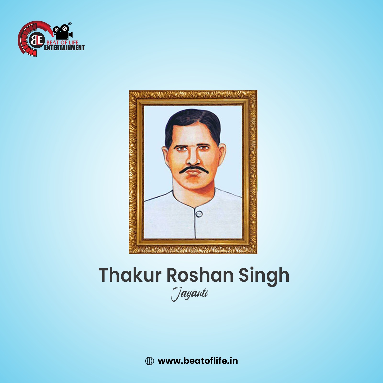 Thakur Roshan Singh Death Anniversary