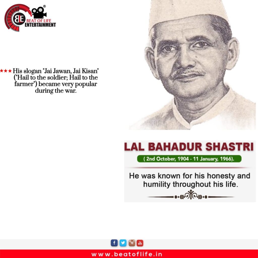 Happy Lal Bahadur Shastri Jayanti Wishes
