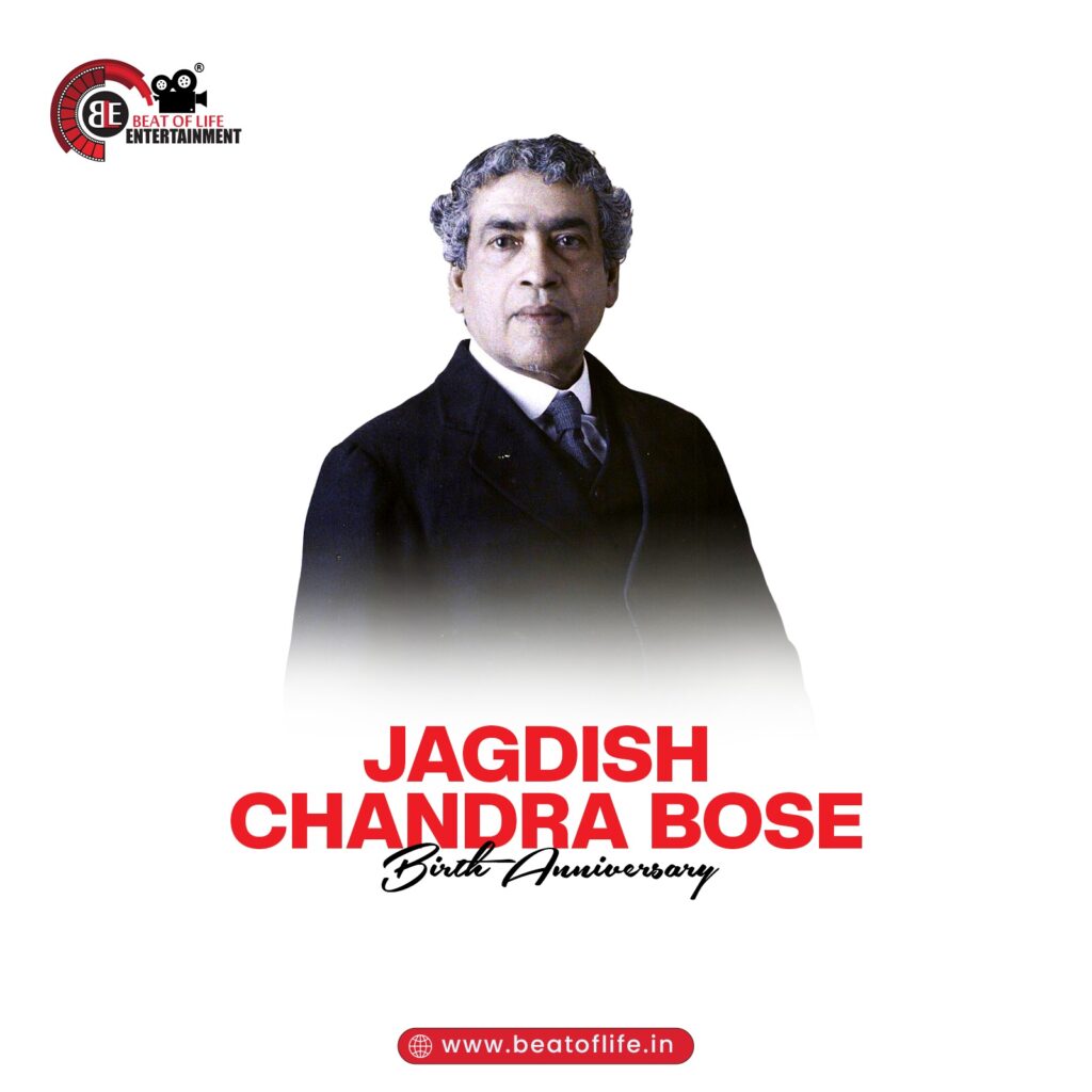 Jagadish Chandra Bose Birth Anniversary